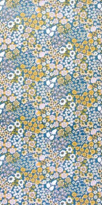 80er Blumen Tapete #0724 Muster/Bastelbogen