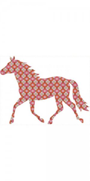 vintage wallpaper horse  t005c