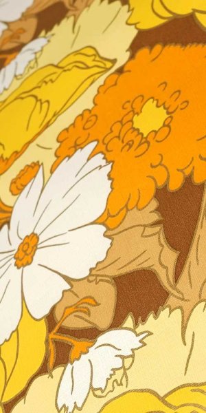 Vintage flower wallpaper #1020 sample