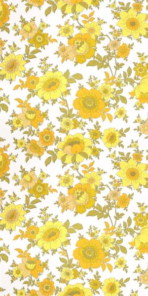 60s flower wallpaper #0828