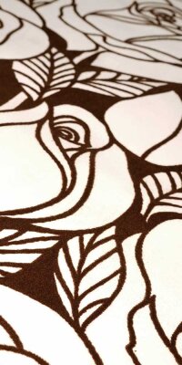 70er Velours Tapete #1203B