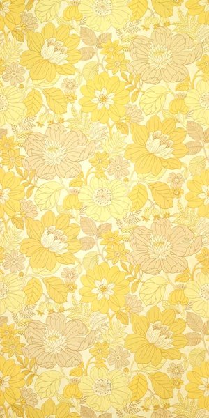 70s flower wallpaper #1034L