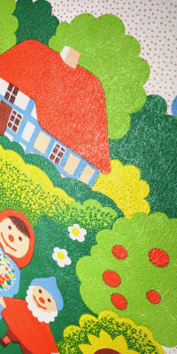 70s childrens wallpaper #0520 sample