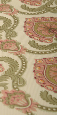 Vintage Barock Tapete #0219 Muster/Bastelbogen
