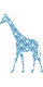 Tapetentier Giraffe - Muster t022e