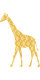 vintage wallpaper giraffe t012f