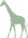 vintage wallpaper giraffe  t039a