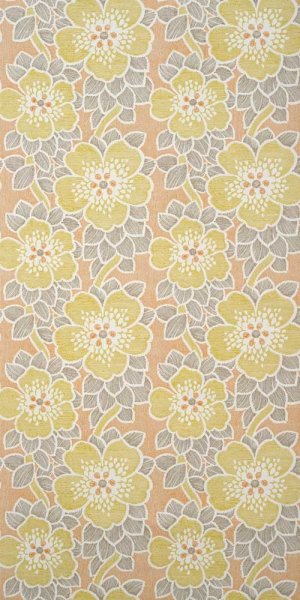 60er Blumen Tapete #1305 Muster/Bastelbogen