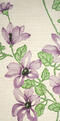 70er Blumen Tapete #0620A Rolle