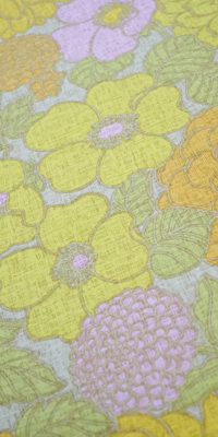 70s flower wallpaper #0527AL