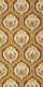 Vintage Barock Tapete mit Gold #0814C Muster/Bastelbogen