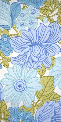 Vintage Blumen Tapete #0610C Muster/Bastelbogen