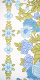 Vintage Blumen Tapete #0610C Muster/Bastelbogen