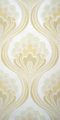 Baroque flower wallpaper #1425A sample