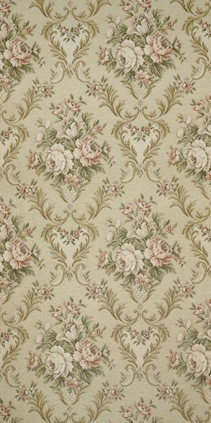 Vintage damask wallpaper #1604A sample