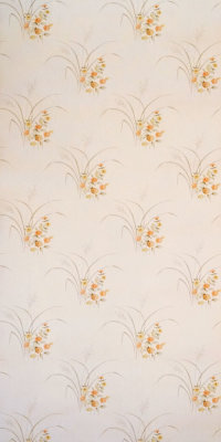 Vintage Blumen/Gräser Tapete #1323AL laufender Meter