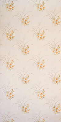 Vintage Blumen/Gräser Tapete #1323AL Muster/Bastelbogen